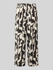 s.Oliver RED LABEL Loose Fit Culotte aus Viskose-Mix BLACK