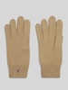Tommy Hilfiger Handschuhe aus Baumwoll-Mix mit Woll-Anteil Beige