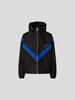 Khrisjoy Jacke mit Kontraststreifen Schwarz