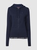 TOMMY HILFIGER Sweatjacke mit Kapuze  Dunkelblau