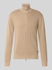 Polo Ralph Lauren Krój regular fit troyer z mieszanka bawełny Camel