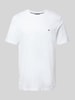 Tommy Hilfiger T-Shirt mit Label-Stitching Weiss