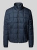 G-Star Raw Gewatteerd jack met labelapplicatie, model 'Meefic' Marineblauw