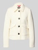 Christian Berg Woman Selection Regular Fit Jacke mit Umlegekragen und Eingrifftaschen Offwhite