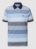 MCNEAL Poloshirt mit Streifenmuster Royalblau