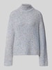 Jake*s Casual Strickpullover mit Stehkragen Lavender