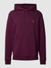 BOSS Orange Kapuzenpullover mit Label-Detail Modell 'Wetalk' Bordeaux