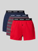 HUGO Regular fit boxershort van zuiver katoen in een set van3 stuks Donkerblauw