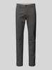 JACK & JONES Slim fit broek met ceintuurlussen, model 'MARCO' Antraciet gemêleerd
