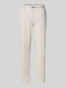 Christian Berg Woman chino met riem en achterzakken Kit