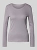 Christian Berg Woman Longsleeve mit Rundhalsausschnitt Mittelgrau