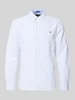 Superdry Regular Fit Freizeithemd mit Logo-Stitching Tuerkis
