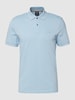 BOSS Poloshirt mit Label-Stitching Modell 'Pallas' Hellblau