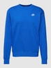 Nike Sweatshirt met labelstitching, model 'NSW CREW' Koningsblauw