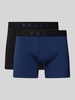 Falke Boxershort met elastische logo in band in een set van 2 stuks Blauw