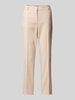 Christian Berg Woman Selection Regular fit stoffen broek met persplooien Zand