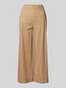 More & More Stoffen broek met Franse steekzakken Beige