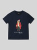 Polo Ralph Lauren Teens T-shirt z nadrukowanym motywem Czarny