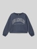 Only Regular fit sweatshirt van katoenmix, model 'SWEAT LIFE' Marineblauw