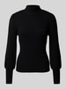 Only Strickpullover mit Stehkragen Modell 'KATIA' Black