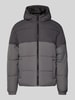 Jack & Jones Steppjacke mit Reißverschluss Modell 'MAZE' Mittelgrau