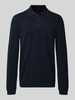 Marc O'Polo Regular Fit Strick-Shirt aus reiner Baumwolle Marine