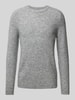 SELECTED HOMME Gebreide pullover met ronde hals, model 'RAI' Lichtgrijs