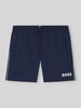 BOSS Regular Fit Badehose mit Logo-Print Modell 'STARFISH' Marine