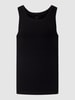 Schiesser Tank Top mit breiten Trägern Modell 'Long Life' Black