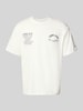 Tommy Jeans Regular fit T-shirt van puur katoen Offwhite