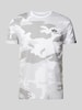 Alpha Industries T-Shirt mit Label-Print Weiss