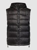 Peuterey Bodywarmer met labelapplicatie, model 'DONOMA NR 02' Zwart