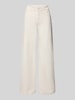 Christian Berg Woman Flared Cut Jeans mit Eingrifftaschen Offwhite