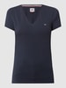 Tommy Jeans T-shirt met stretch  Donkerblauw