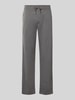 JACK & JONES Spodnie o kroju relaxed fit z elastycznym pasem model 'TOBY' Jasnoszary