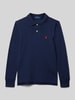 Polo Ralph Lauren Teens Poloshirt met labelstitching Marineblauw