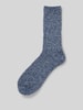 camano Socken mit geripptem Abschluss Marine