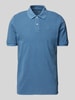 ECOALF Regular Fit Poloshirt mit Logo-Stitching Modell 'TEDANALF' Jeansblau