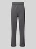 Champion Straight Fit Sweatpants aus Baumwoll-Mix Modell 'ICONS' Dunkelgrau