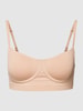 Calvin Klein Underwear Bustier mit Hakenverschluss Modell 'UNLINED' Sand