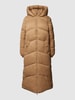 Vero Moda Outdoor Gewatteerde lange jas met opstaande kraag, model 'UPPSALA' Camel
