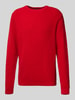 REVIEW Gebreide pullover met ronde hals Rood