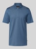 BOSS Slim Fit Poloshirt mit Reißverschluss Blau