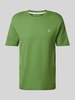 Marc O'Polo Regular Fit T-Shirt aus reiner Baumwolle mit Logo-Print Gruen