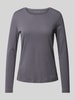 Christian Berg Woman Longsleeve met ronde hals Middengrijs