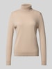 Christian Berg Woman Gebreide pullover van puur kasjmier Beige