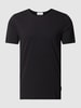 Armedangels T-Shirt in unifarbenem Design Modell 'AAMON BRUSHED' Black