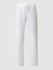 Hanro Luźne spodnie z bawełny merceryzowanej model ‘Cotton Deluxe’  Biały
