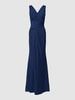 TROYDEN COLLECTION Maxi-jurk in wikkellook Donkerblauw