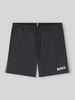 BOSS Regular Fit Badehose mit Logo-Print Modell 'STARFISH' Black